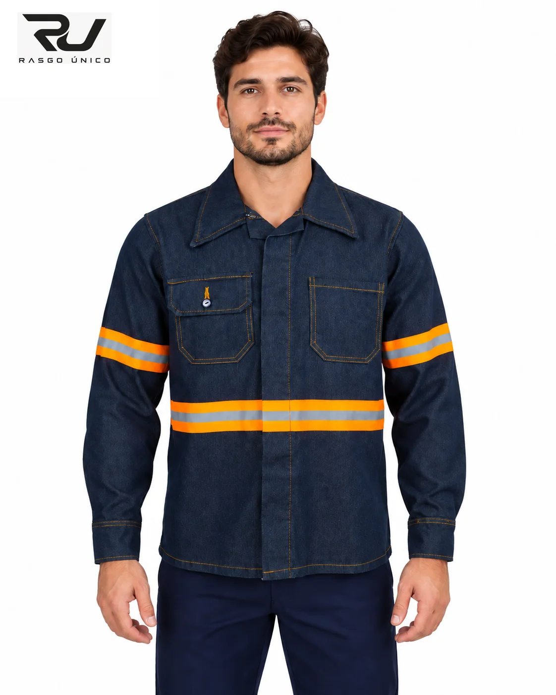Camisola de Mezclilla Índigo (14 oz)
