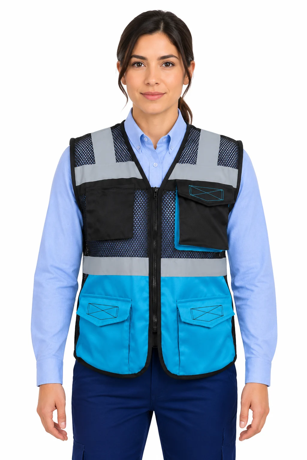 Chaleco Flexvest Negro / Turquesa