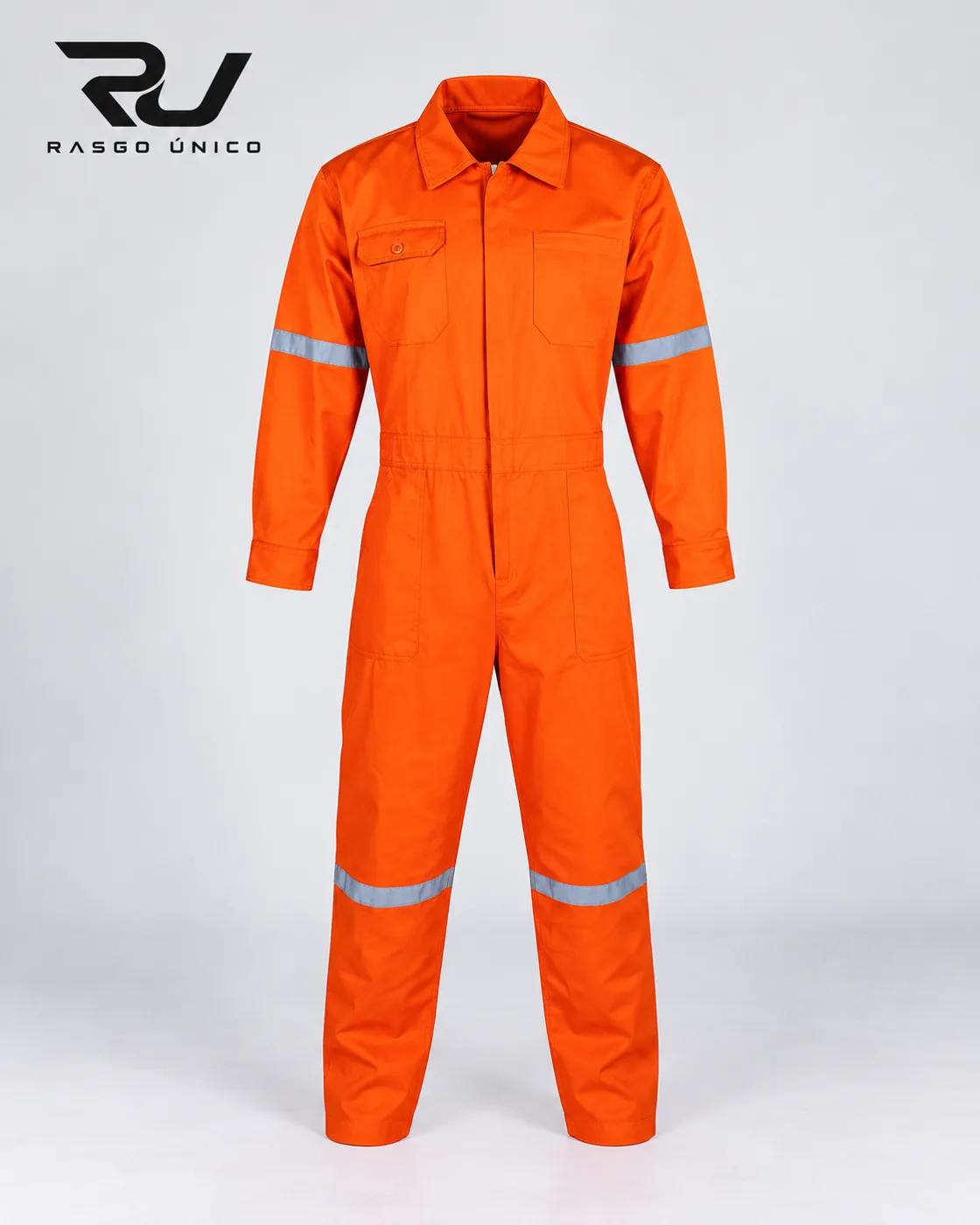 Overol 100% Algodón Naranja, Prenda · frente