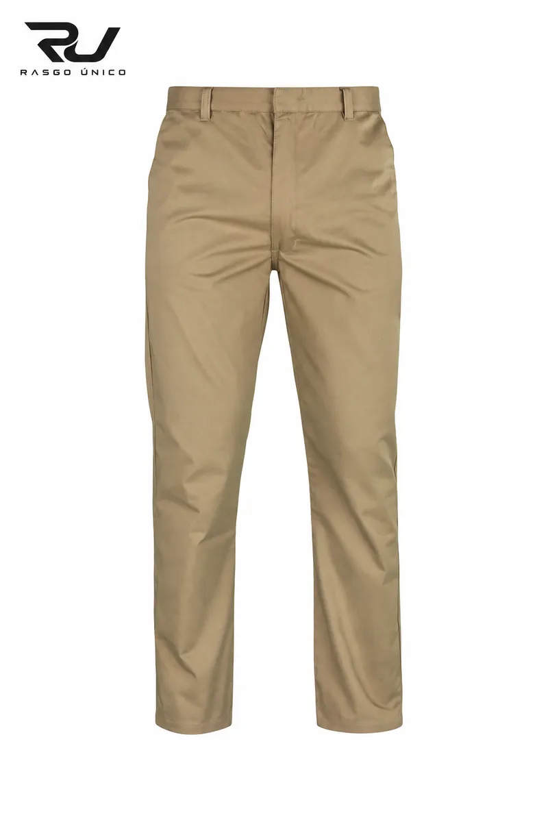 Pantalón Clásico Industrial Café, Prenda · frente
